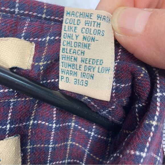 Claybrooke Outdoors Light Flannel Button Down Long Sleeve Men’s Shirt M Pocket - Picture 8 of 10